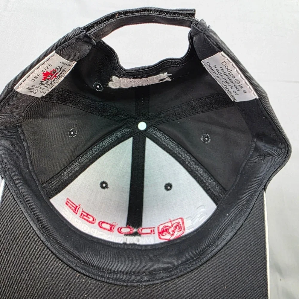 Dodge Motorsports Racing Hat Cap‎ Black VTG County Chrysler Embroidered One Size